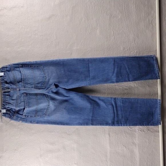 Children's Place Blue Medium Wash Five Pocket Straight Leg Adjustable Waist Jean - Picture 10 of 13